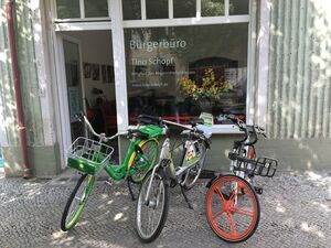 Mittlerweile parken sie auch vor meinem Büro
