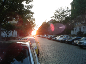 Sonnenaufgang im Bötzowviertel